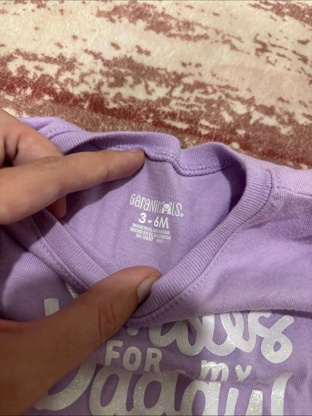 Carter's Lilac Short-Sleeve Tee with 